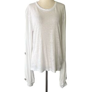 🎈Young Fabulous & Broke long Puffy Sleeve with grommets